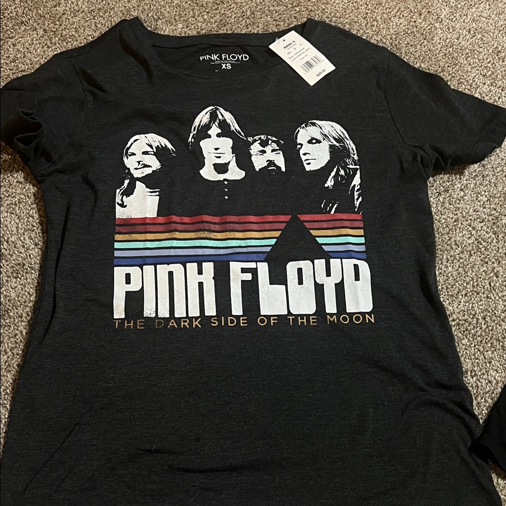 Pink Floyd Black Graphic Tee